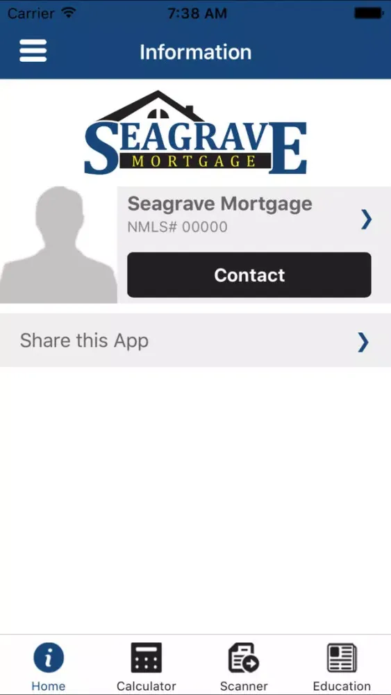 Seagrave Mortgage App Screenshots