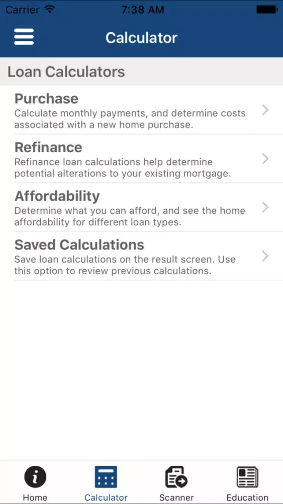Seagrave Mortgage App Screenshots