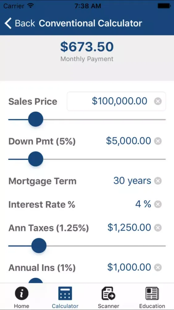Seagrave Mortgage App Screenshots