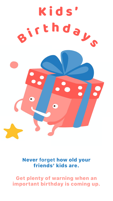 Captures d'écran de Kids Birthdays