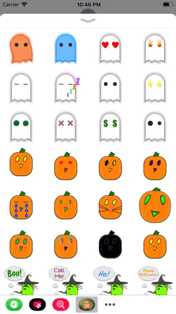 Скриншоты HallowStickers