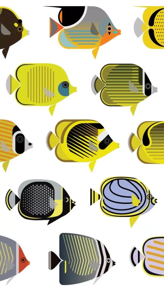 Butterfly Fish Stickers Screenshots