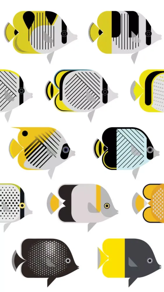 Butterfly Fish Stickers Screenshots