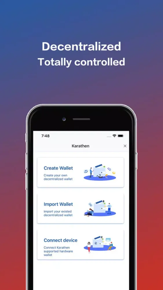 تصاویر Karathen-Decentralized Wallet