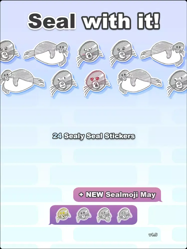 Captures d'écran de Sealy - Seal Stickers iPad 