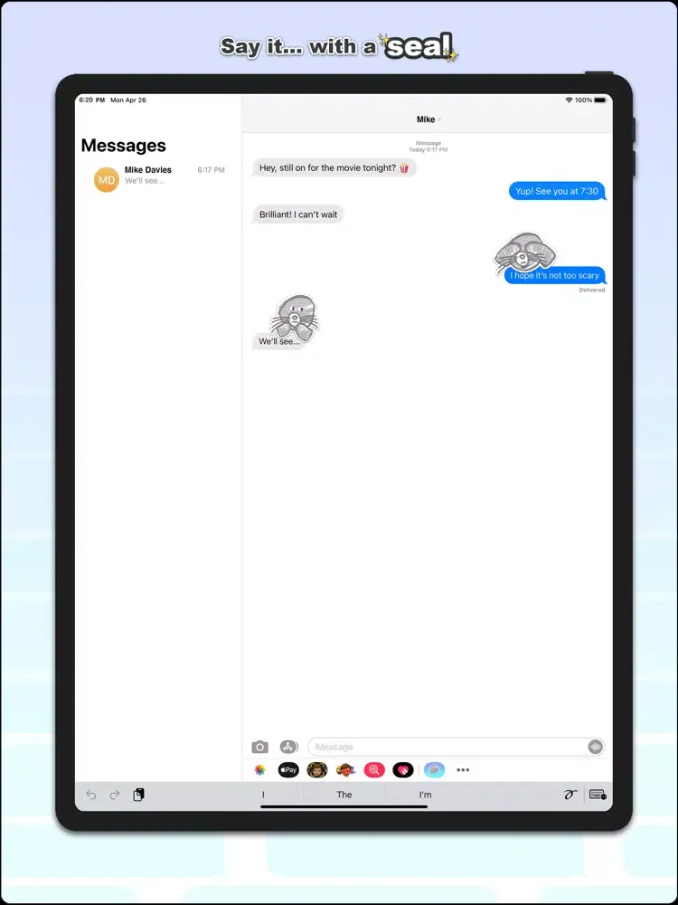 Captures d'écran de Sealy - Seal Stickers iPad 