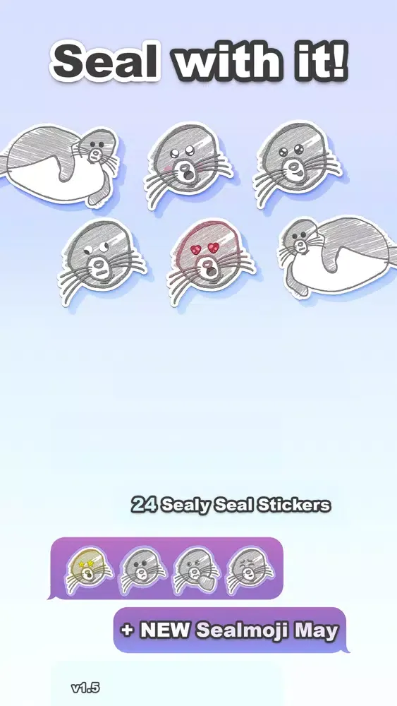 Captures d'écran de Sealy - Seal Stickers