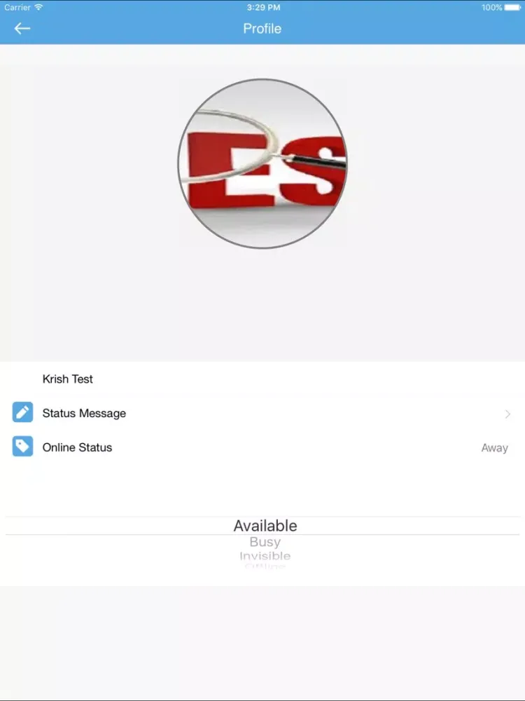 Se@MeNow Messenger iPad  Ekran Görüntüleri