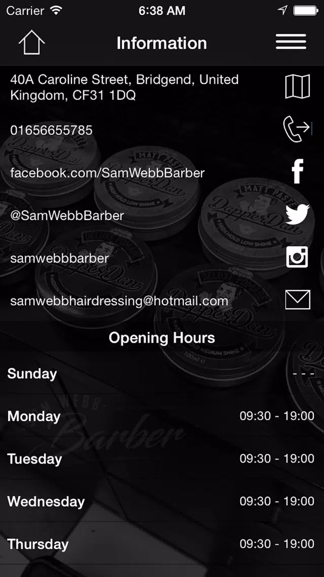Capturas de pantalla de Sam Webb Barber
