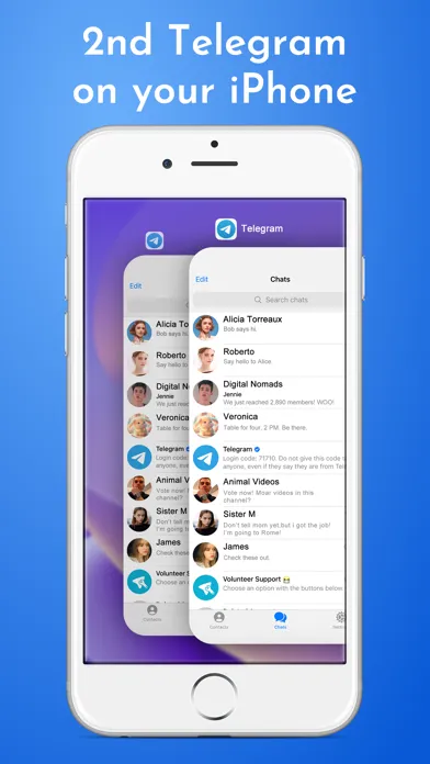 Dual Chat - for Telegram Web 스크린샷
