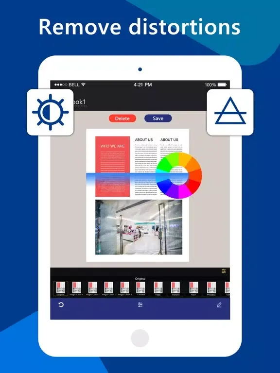 Tangkapan skrin Scanner ` iPad 