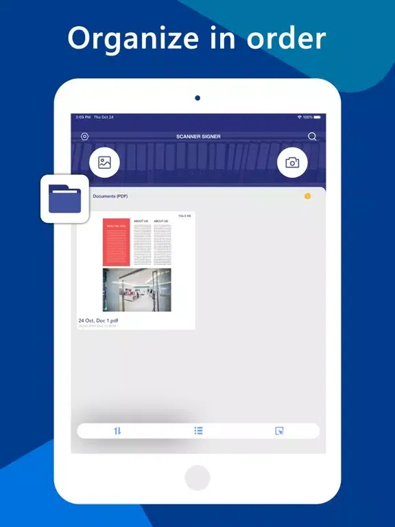 Tangkapan skrin Scanner ` iPad 