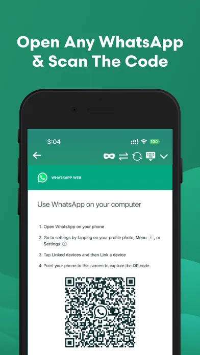 Tangkapan layar Dual Web Chat for WhatsApp