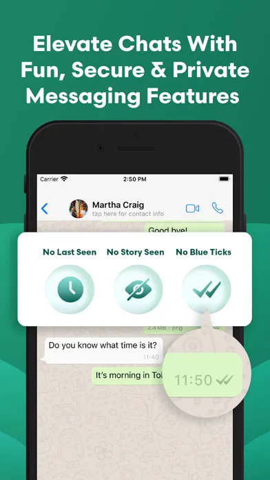 Tangkapan layar Dual Web Chat for WhatsApp