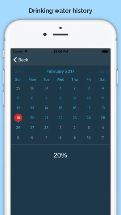 Captures d'écran de iWater: Daily Drink Tracker & Reminder