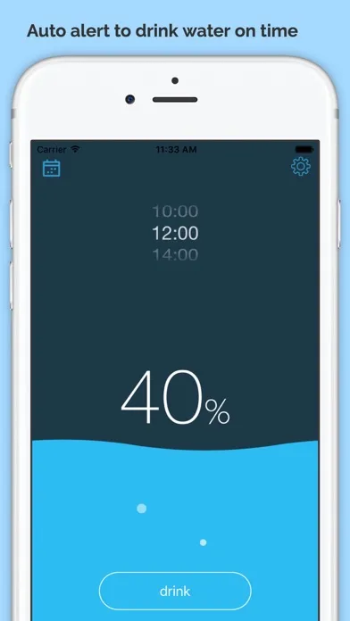 Captures d'écran de iWater: Daily Drink Tracker & Reminder