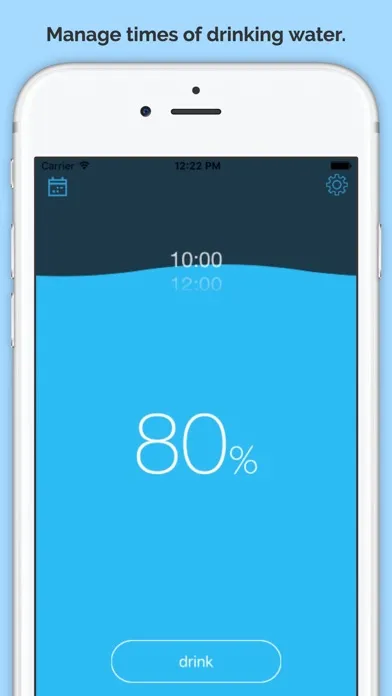 Captures d'écran de iWater: Daily Drink Tracker & Reminder
