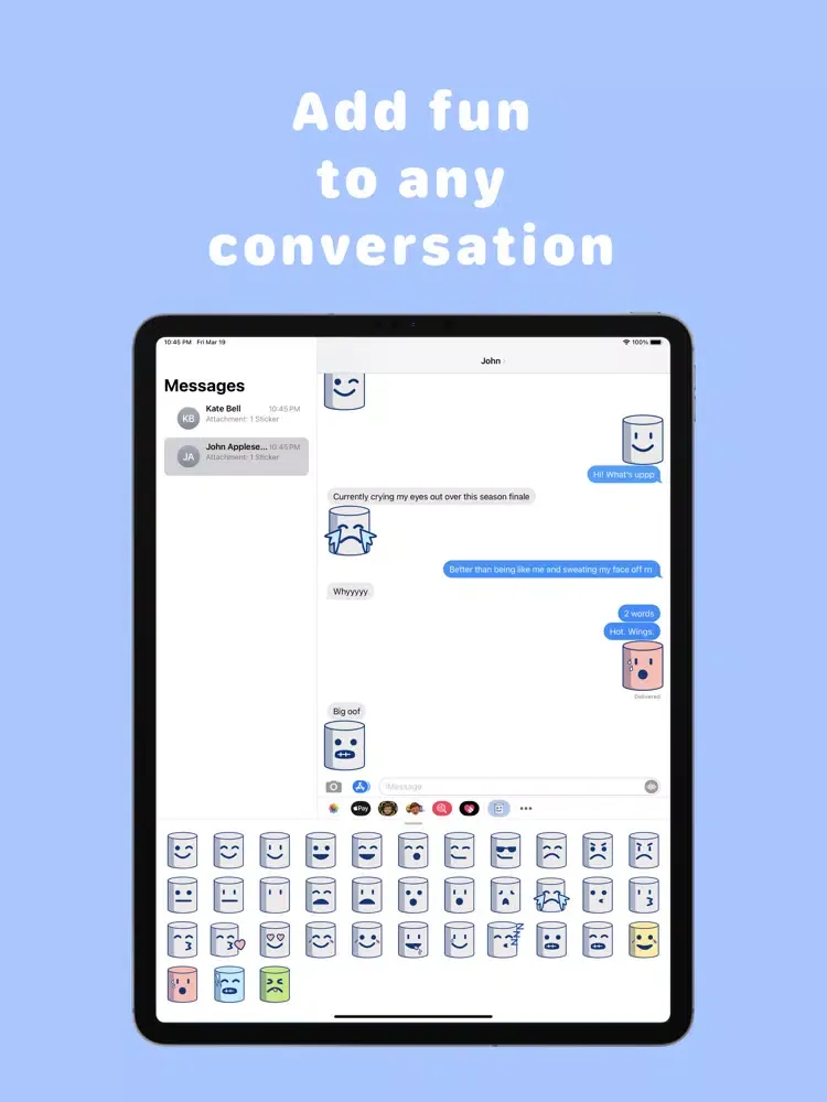 تصاویر MarshmallowMOJI iPad 