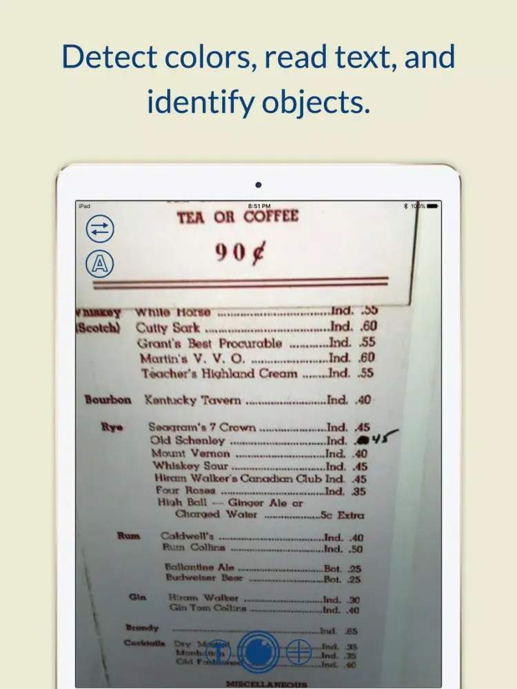 Captures d'écran de Eye of Providence - Seeing eye for the blind - OCR iPad 