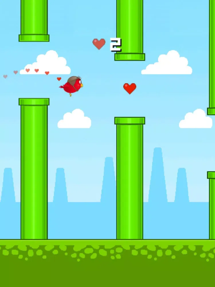 Flappy Red Bird iPad  Screenshots