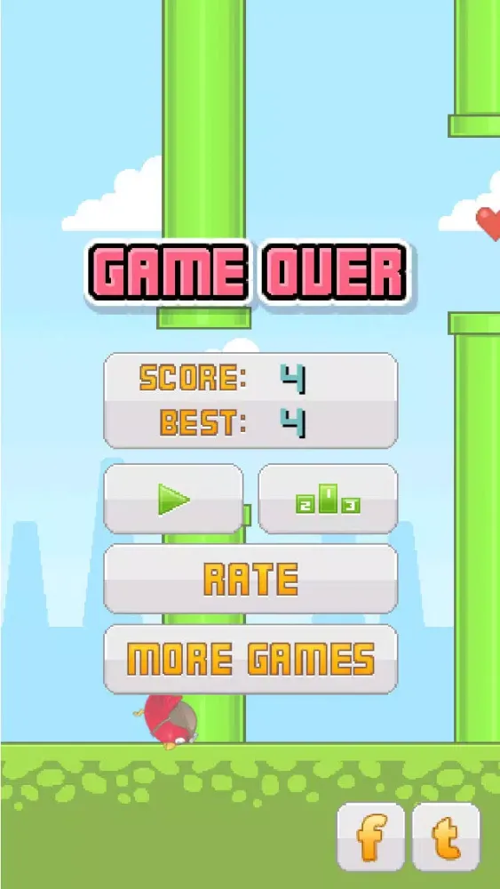 Flappy Red Bird Screenshots