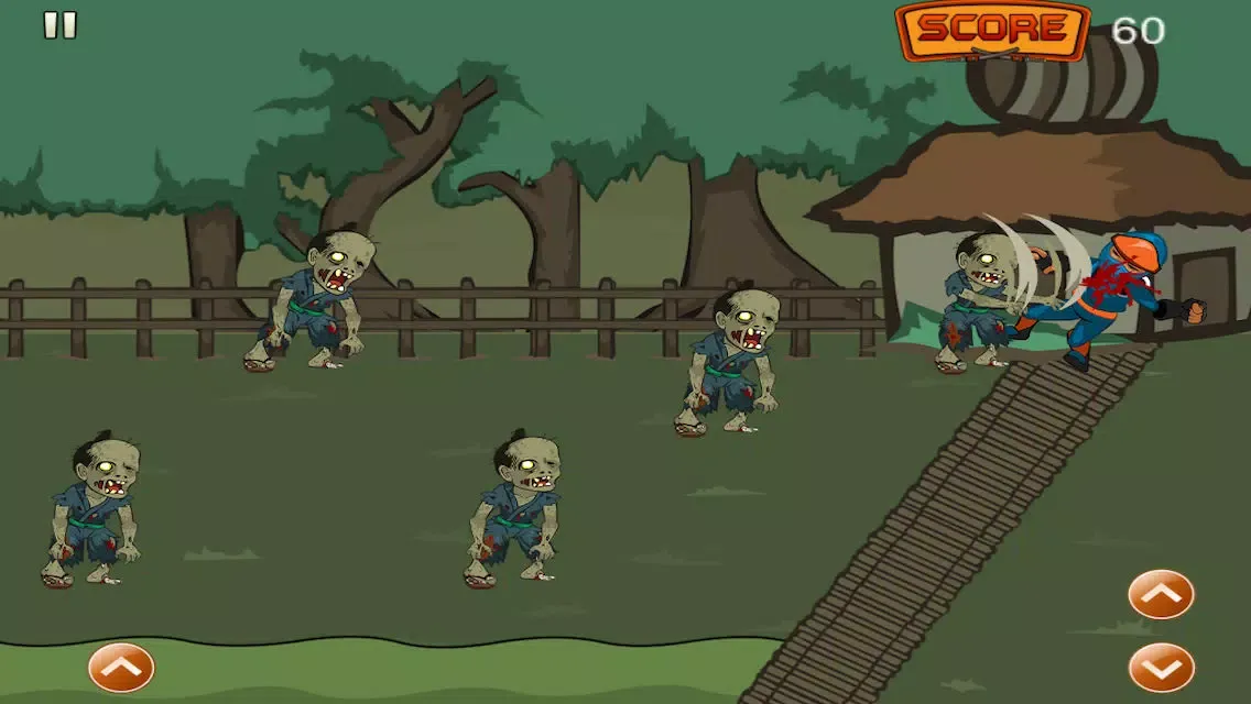 Capturas de tela do A Fighting Retro Ninja Urban Undead - Fighting Slash Adventure Game Free