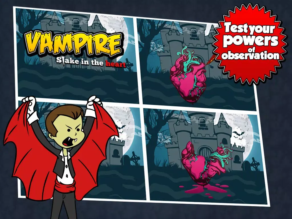 Capturas de tela do Crazy Vampires Stake Heart Popper BLast - Extreme Zombie Survival Mania iPad 