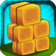 A Farm Hay Bail Stack - Building Fun Hay Towers FREE