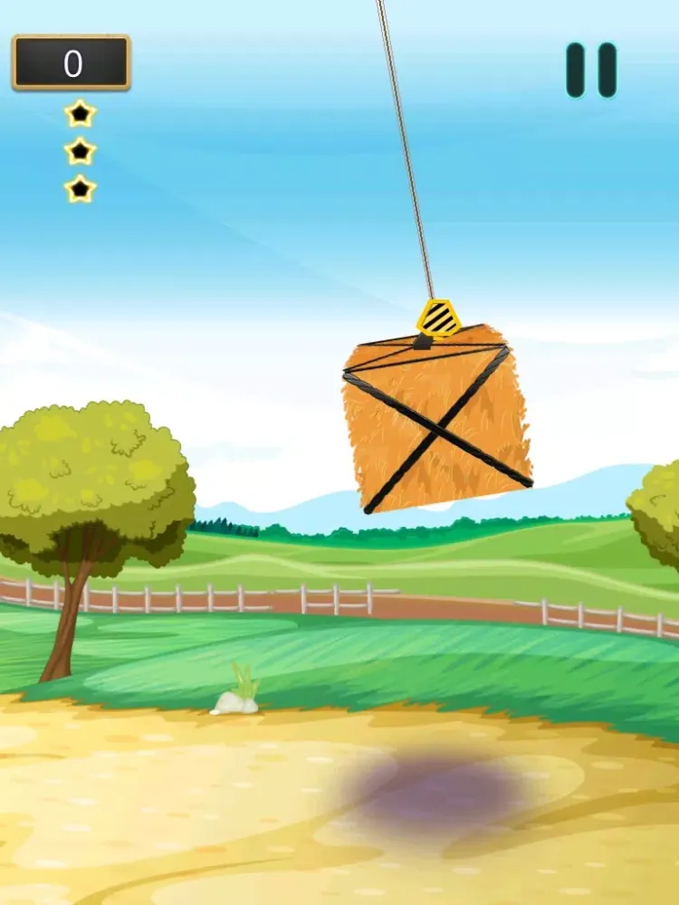 Zrzuty ekranu A Farm Hay Bail Stack - Building Fun Hay Towers FREE iPad 