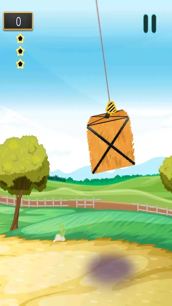 Zrzuty ekranu A Farm Hay Bail Stack - Building Fun Hay Towers FREE