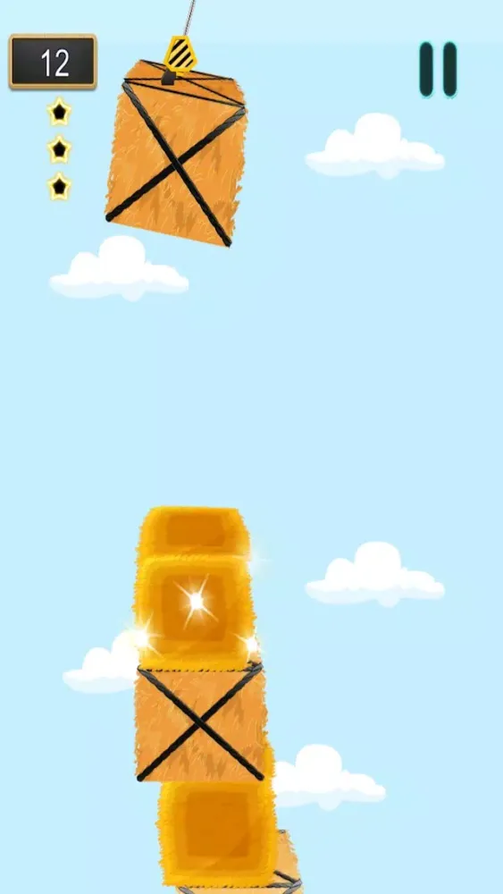 Zrzuty ekranu A Farm Hay Bail Stack - Building Fun Hay Towers FREE