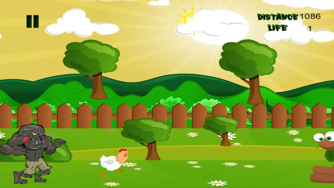 A Rooster Run Farm Running Story World Tiny Pet Game स्क्रीनशॉट