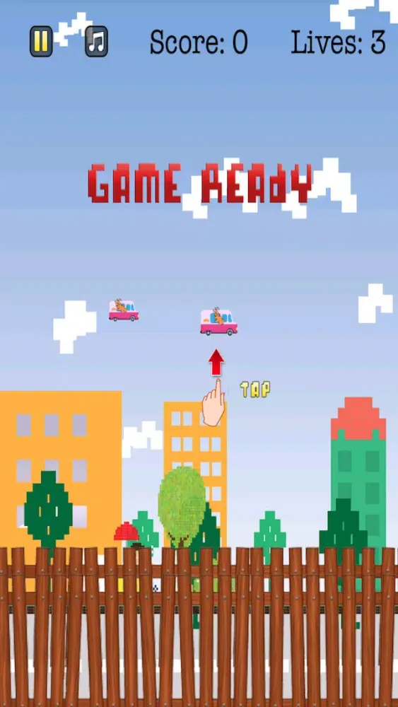 A Donut Truck Flying Bird Food Games Ekran Görüntüleri