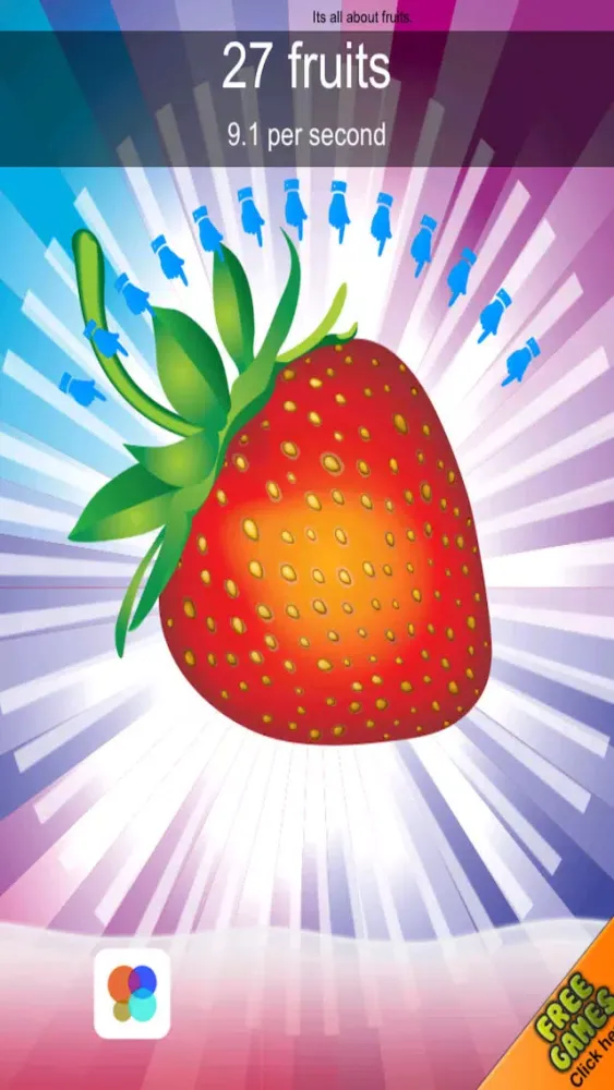 Zrzuty ekranu Fruit Clicker FREE - Feed the Virtual Boys & Girls with Nuts, Pizza and Cookies