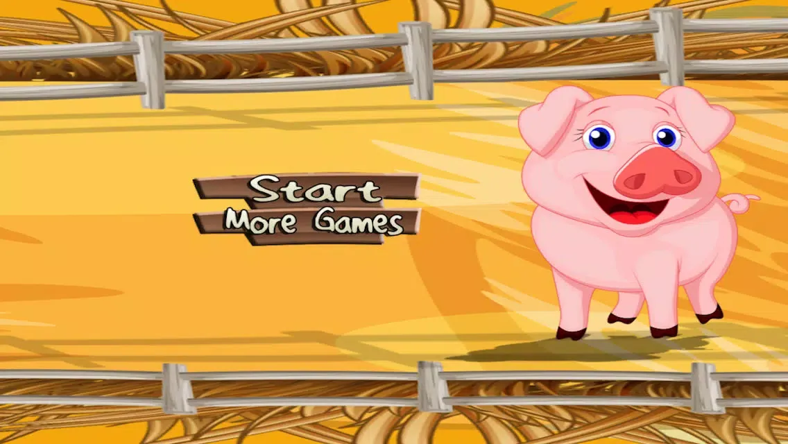 A Piggy Farm Crossing Dash & Grab Big Pig Interactive Game FREE Screenshots