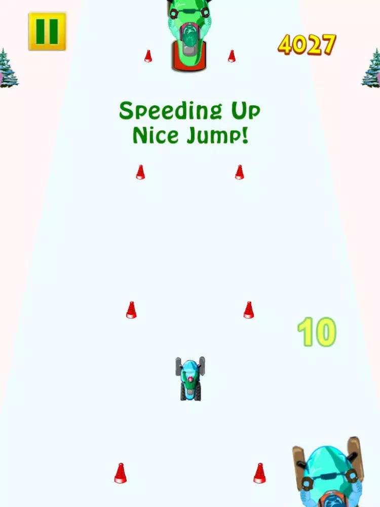A Snowmobile Frozen Rally Racing - Fun Kids Off-Road Moto Race Blitz iPad 应用截图