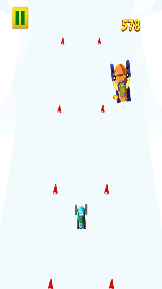 A Snowmobile Frozen Rally Racing - Fun Kids Off-Road Moto Race Blitz应用截图
