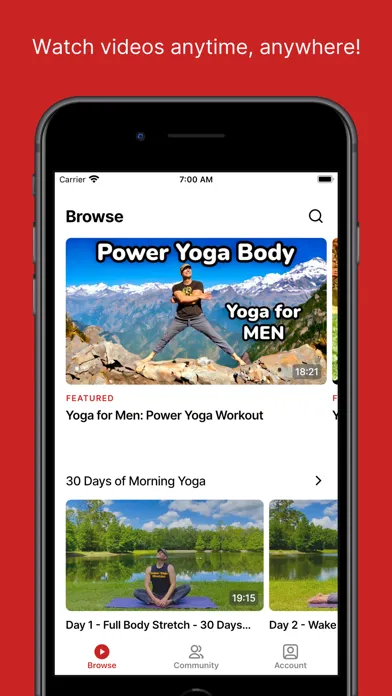 Tangkapan skrin Sean Vigue Fitness App