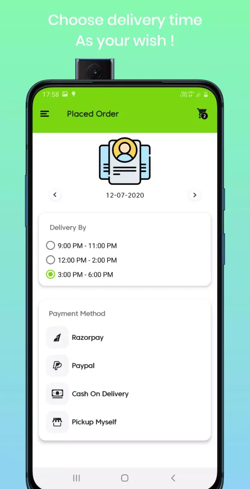 Tangkapan layar SearchKirana