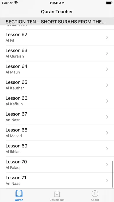 Quran Teacher Screenshots