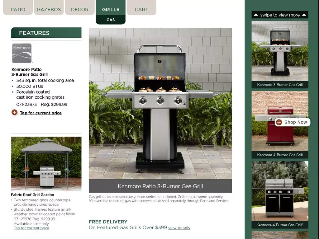 Patio & Grills iPad 應用截圖