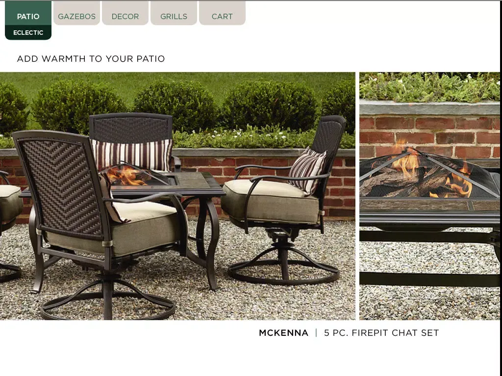 Patio & Grills iPad 應用截圖