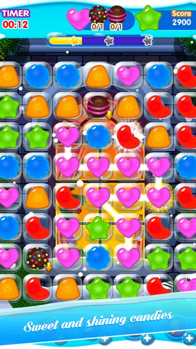 Capturas de tela do Candy Sweet Tales - Match 3 Christmas