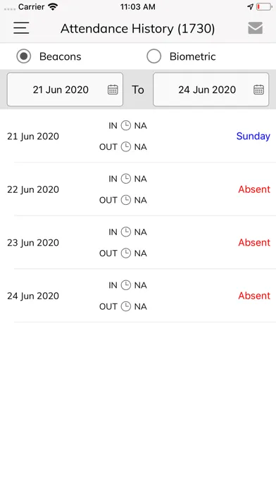 Screenshot di iSOS-SmartOffice