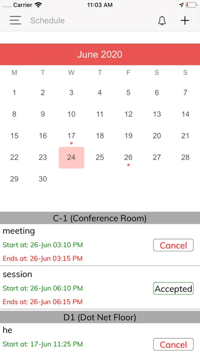 Screenshot di iSOS-SmartOffice