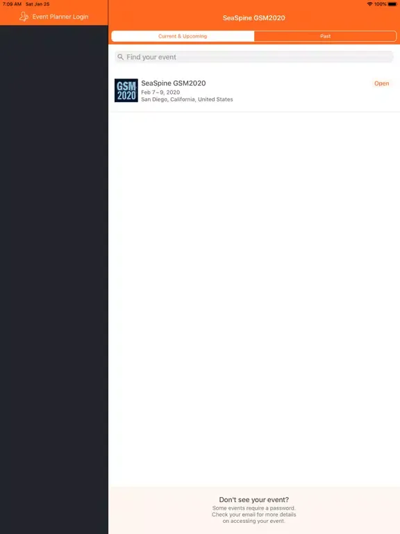 Screenshot di SeaSpine GSM 2020 iPad 