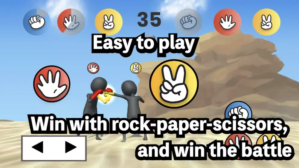 Rock-Paper-Scissors Fighting سکرین شاٹس