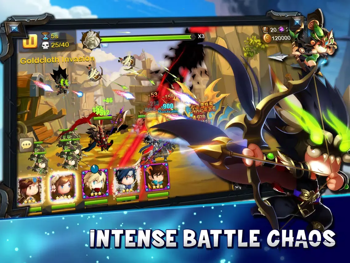Capturas de pantalla de Brave Cross iPad 