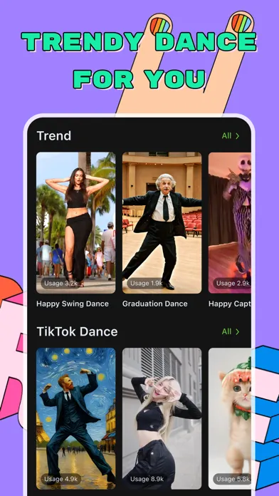Скриншоты Pic Dance: AI Photo Animator