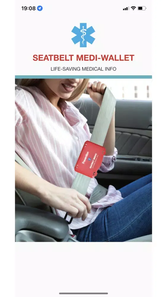 Seatbelt Medi-Wallet 스크린샷